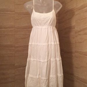White Boho Summer Dress